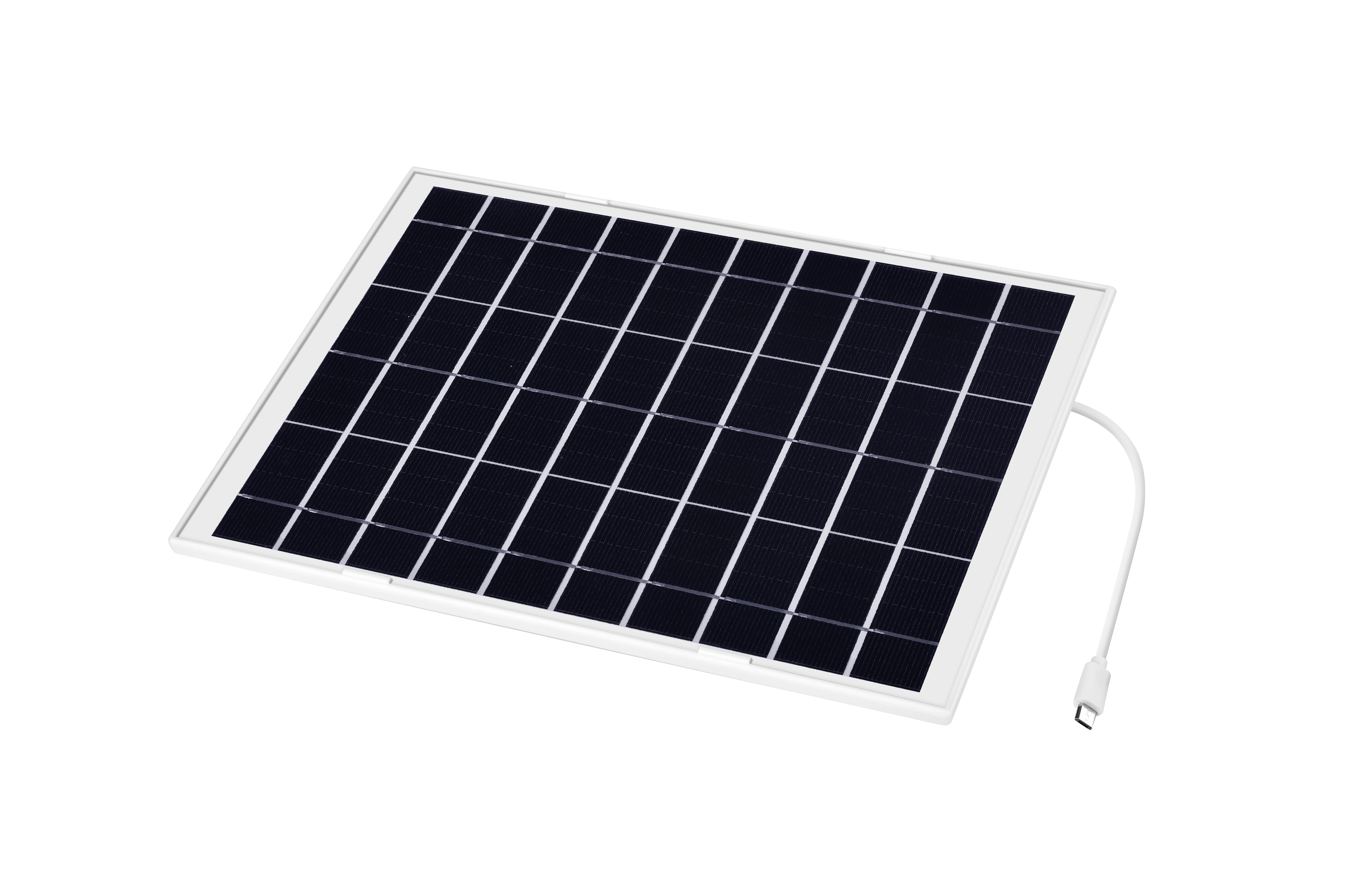 3W Solar panels battery  compartment