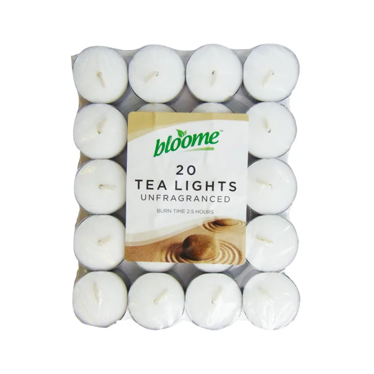 Good Quality Factory Price Unfragranced White Tea Lights Tea Light Candle Tea Light Candle Cups