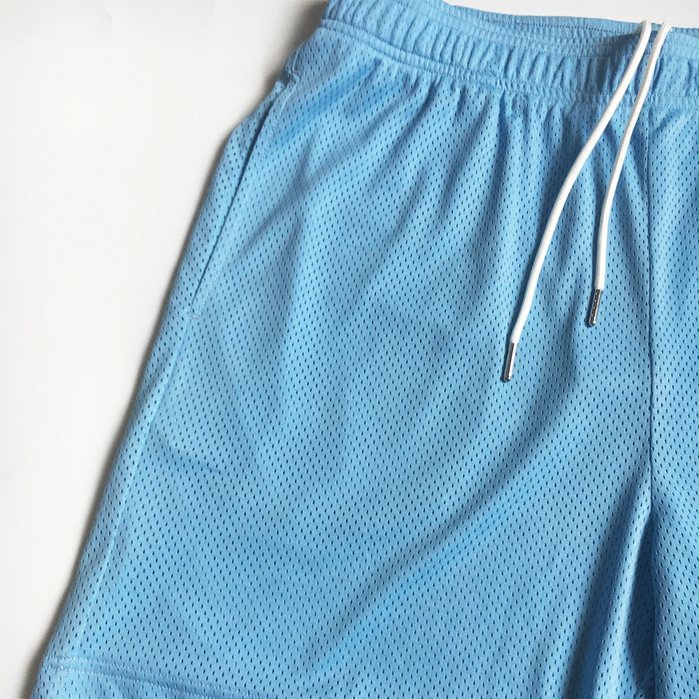 Manufacturer High Quality Printed Plain Polyester Gym Blank 5 Inch Inseam Basketball Shorts Custom Men Double Layer Mesh Shorts