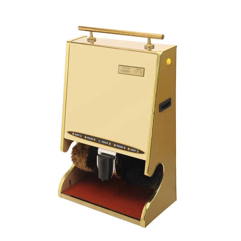 Automatic Induction Electric Smart Shoe Polisher Hotel Lobby Public Shoe Polisher Automatic and Manual Replaceable 53*30*85cm