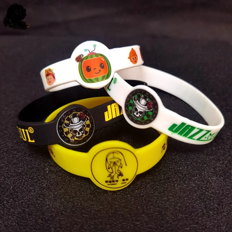 Wholesale cheap printing debossed silicon bracelet making machine bands custom silicon wrist band for personalized gifts