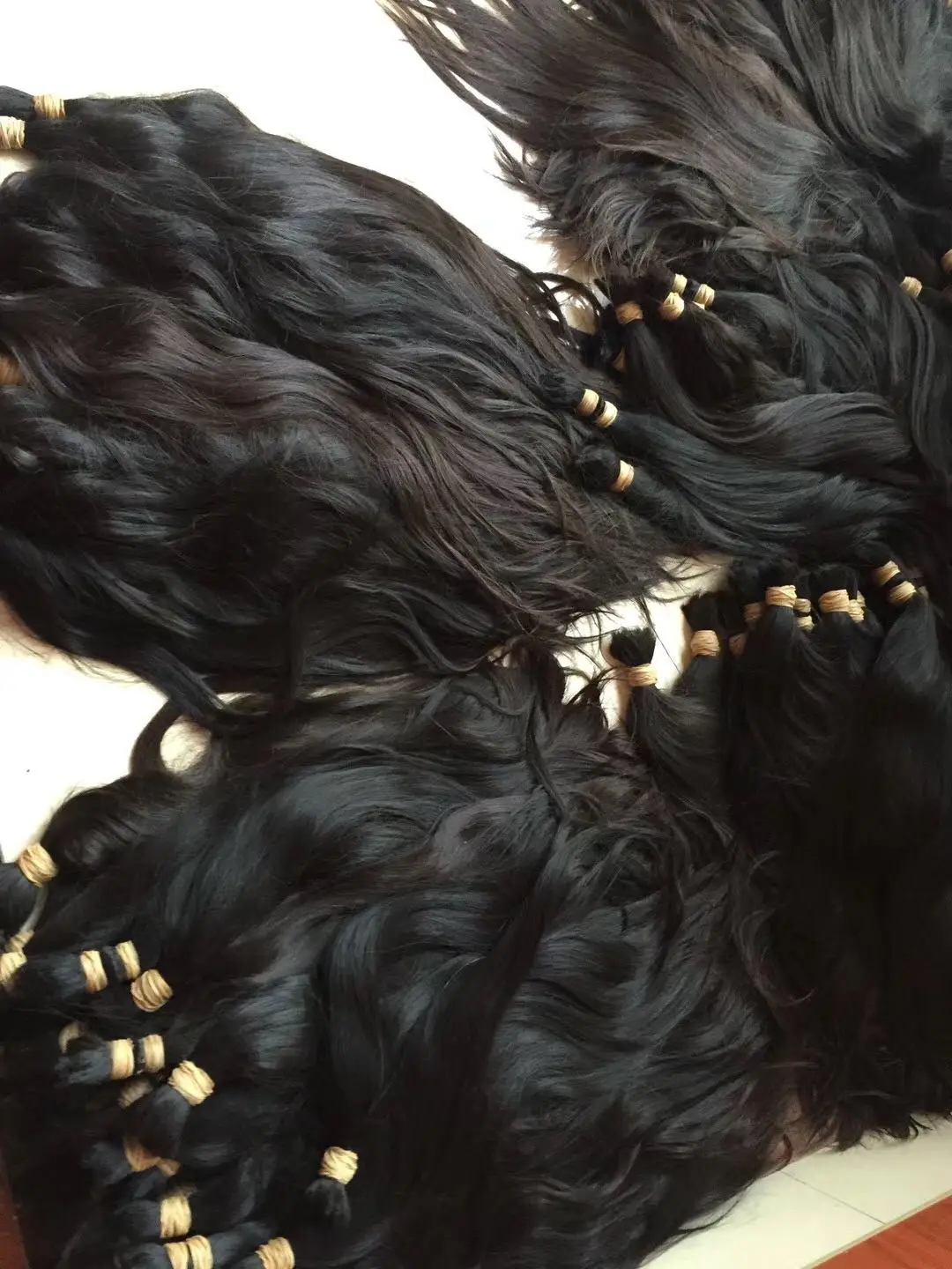 raw virgin weft human hair one donor unprocessed weaving hair extension