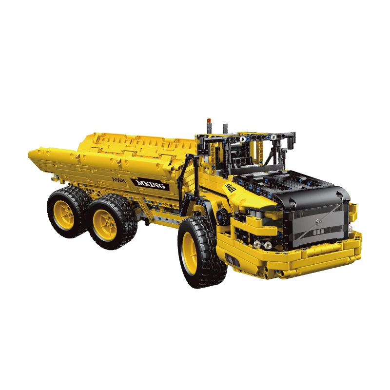MOULD KING 17010S Technical Car Engineering Vehicle Toys APP RC Dump Truck Set Blocks MOC-8002  Christmas Gifts For Boys Bricks
