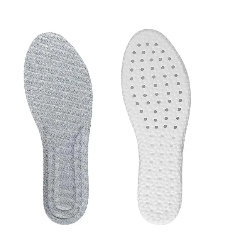 Insoles Hight Quality 2024 Soft Women 3D Print Oem/Odm Breathable Natural Rubber Feet Massage Bulk Pad Woven Insole Material