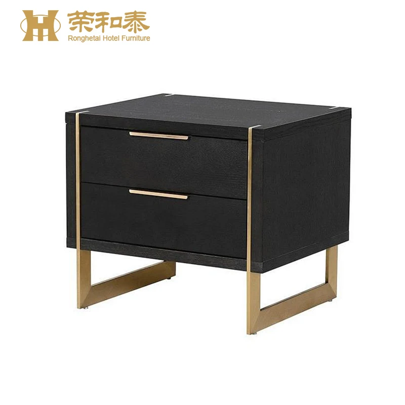 5 star custom-make hotel bedroom bedside stand for bedroom bedside stand RQ-12