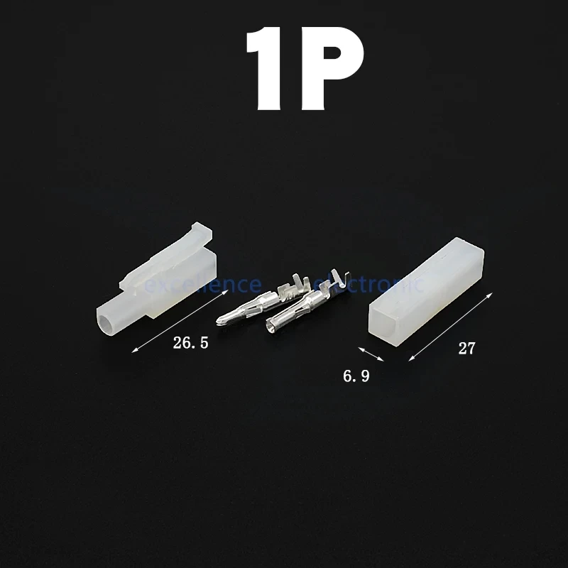 1/2/3/4/6/9 Way Pin Big Tamiya Connector Set Kits Large Tamiya Set EL 6.2MM Male Female Air Docking Connector