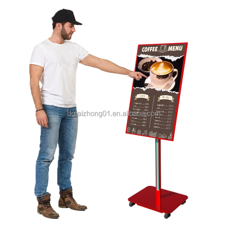 32Inch Vertical Kiosk Android System Lcd Digital Signage And Display Floor Standing Indoor Advertising Screen