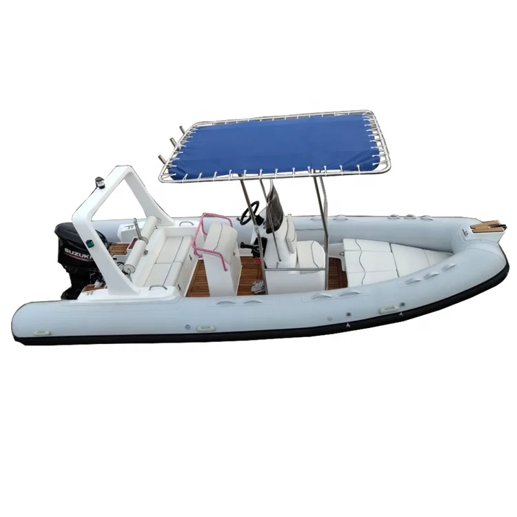 2024 Year New Luxury 6m Center Console Rib Hypalon Inflatable Boat for 8 Persons Yachts Genre