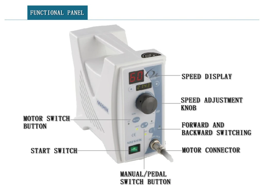 Oz-6 Oz plus Electric precision multi-purpose grinding polishing machine Carbon free brush handle for mold workpiece processing