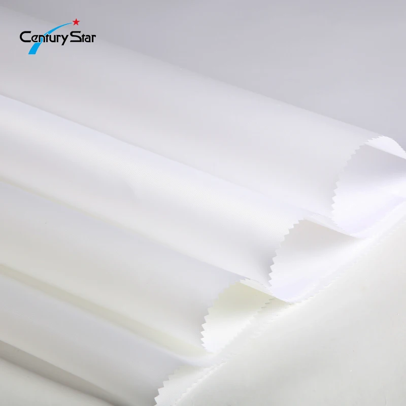 Trustworthy Manufacturer CenturyStar 95~160gsm White Satin Flag Banner Fabric for Sublimation