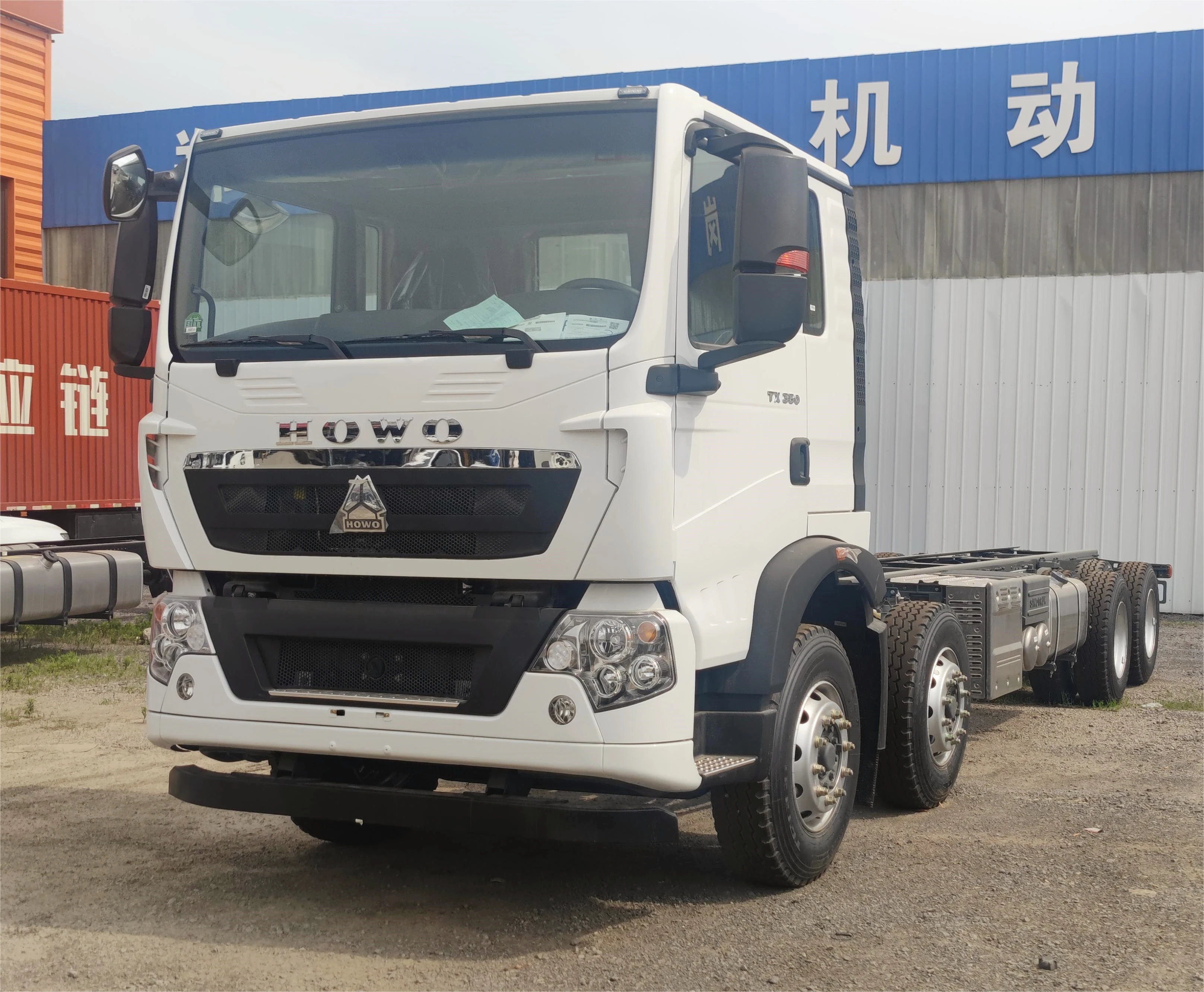Китайский грузовик HOWO SINOTRUCK TX350 8*4 12 колес 350 л.с. дизельное шасси Euro 6 для грузовиков