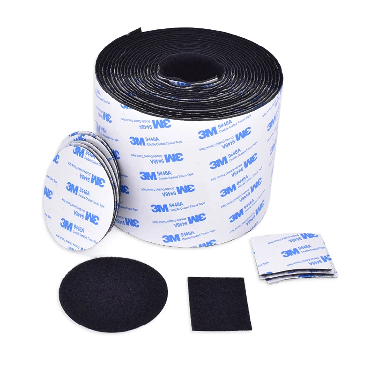 Custom Various Shapes Colors 3M Round Velcro Bulk Velcro Tape Self Adhesive Pair Velcro Dots