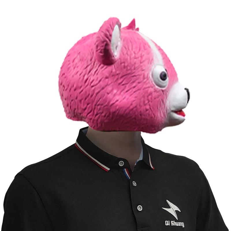 Custom Realistic Halloween Latex Animal Mask Cosplay Party Cute Little Raccoon Mask Masquerade Show Props