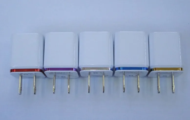  5V 2.1A Dual USB Автомобильное зарядное устройство адаптер для iPhone X XR 8 7 iPad быстро сетевого дорожного зарядного устройства Usb штепсельная вилка американского стандарта Samsung S9 Xiaomi