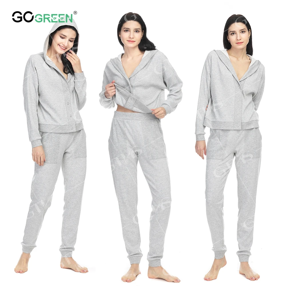 Custom Logo Smooth Elastane Homefitness Women Night Wear