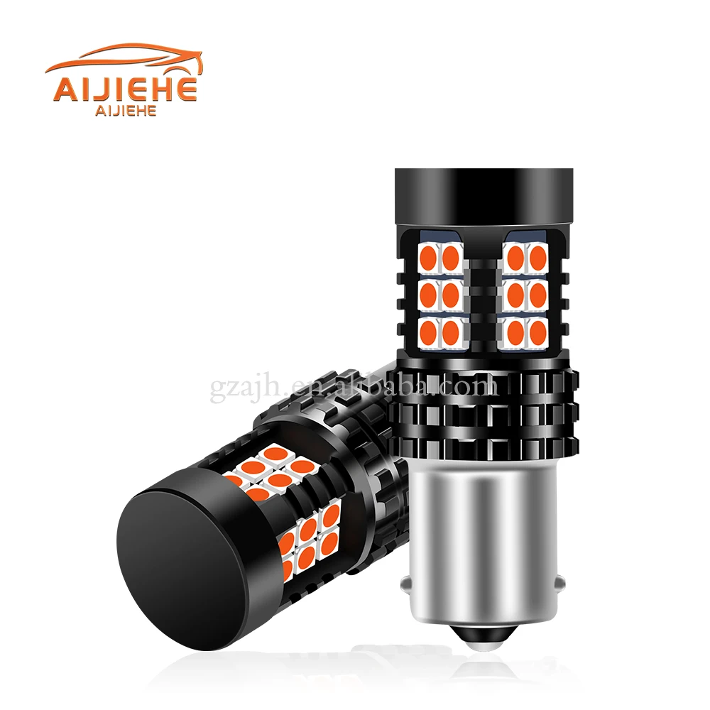 canbus No Hyper Flash LED White Amber Red ba15S BAU15S 1156 1157 3156 3157 T20 DRL Turn Signal Light7440 7443reversing led car