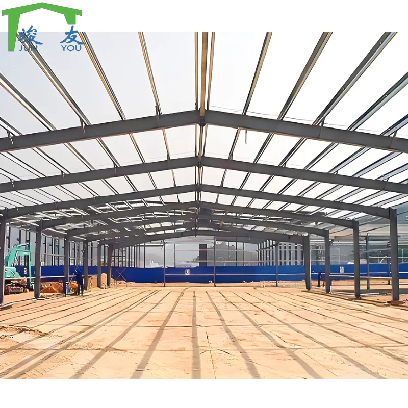 Industrial shed design prefabricated warehouse building large span steel structure workshop storage shed steel frame warehouse
