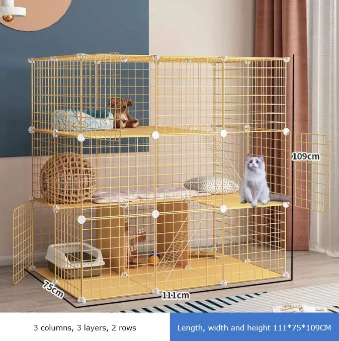 Amazon Hot Selling Gabbie Per Cani For Small Breed Animal Pet Cat Cages Carriers Dog Kennel Cage