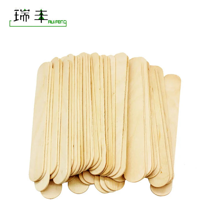 150mm Eco friendly disposable pediatric wooden medical tongue spatula depressor