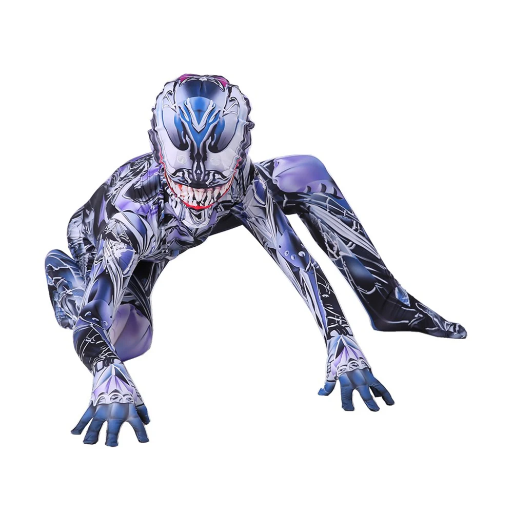 Spider Man Jumpsuit tight Bodysuit Iron Father Son Birthday Party Halloween Boy Black Spider man Cosplay Costume for Kids