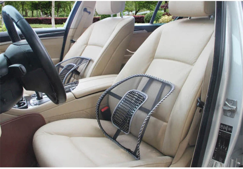 High Elastic Cool Mesh Lumbar Support Chair Seat Cushion Comfortable & Breathable with Sports & Entertainment Features for Cars