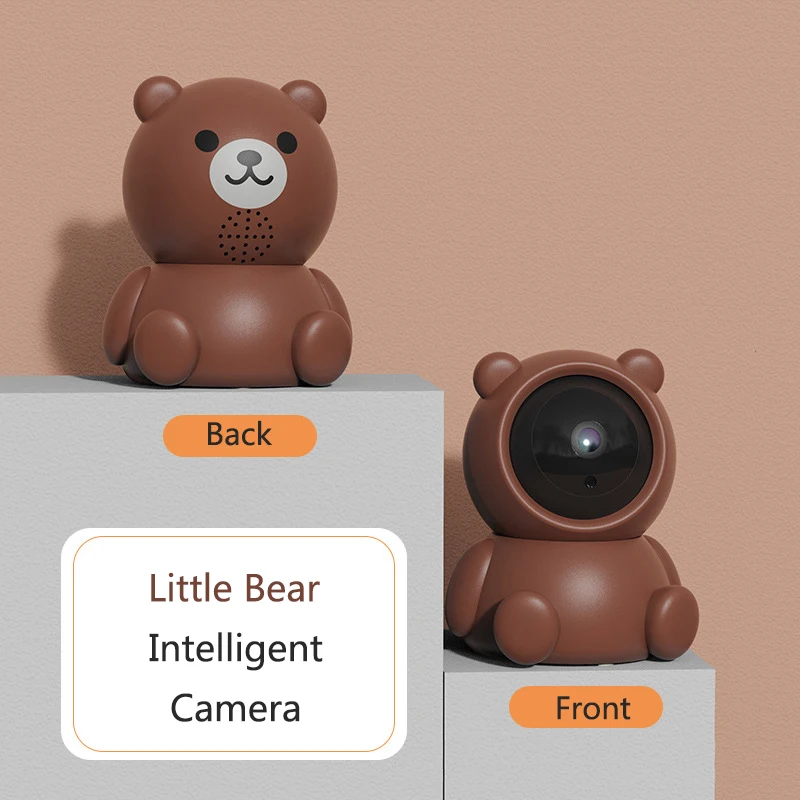 1080p Mini Security Ip Camera Bear Monitor Indoor Wireless Ip Camera Baby Nanny Home Wifi Camera Lovely Shell Replacement