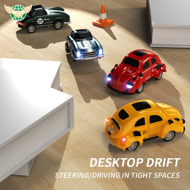 New Arrivals Mini RC Cars Drift 1/46 Children Car Toys Mini High Speed RC Racing Car with Lights