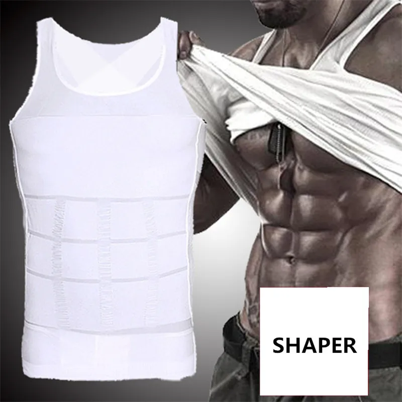 Men's Gynecomastia Shaper Tops Slimming Boobs Chest Control Underwear Belly Compression Undershirts Waist Control Corset