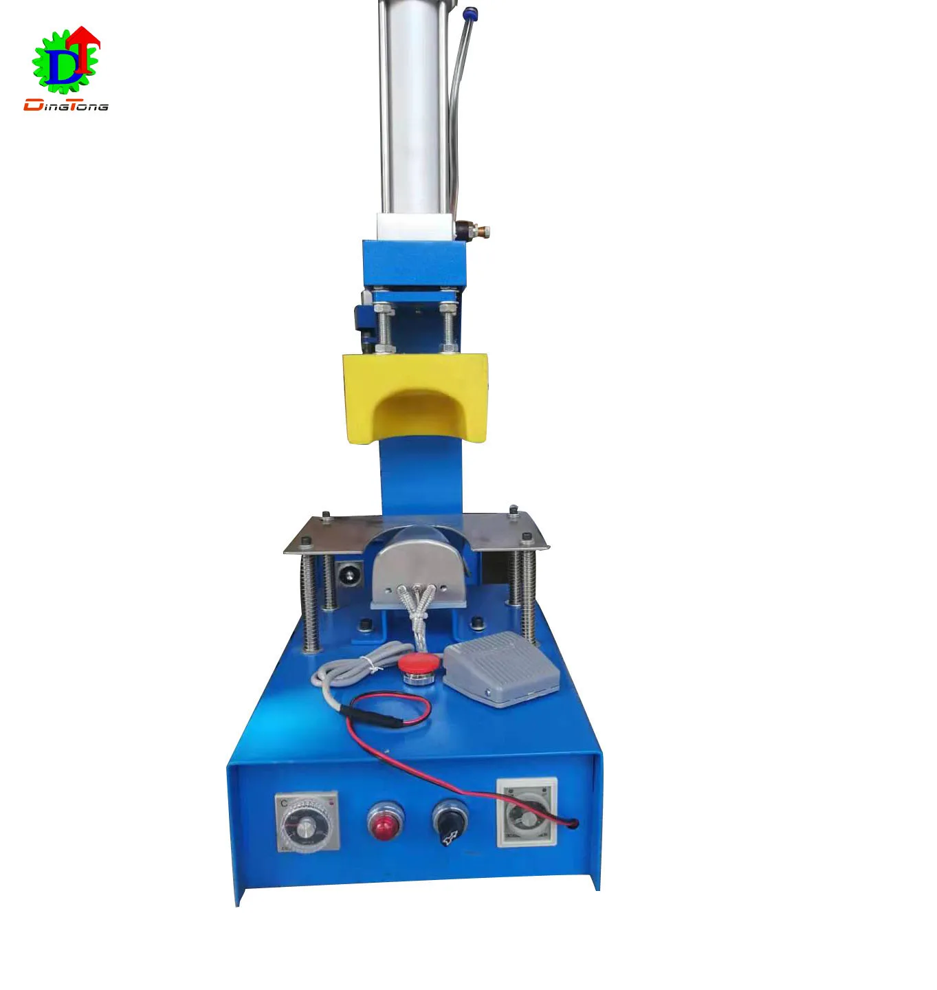 Table Type  Pneumatic Single-head Hot Toe  Seting Machine Shoe low cost making machine