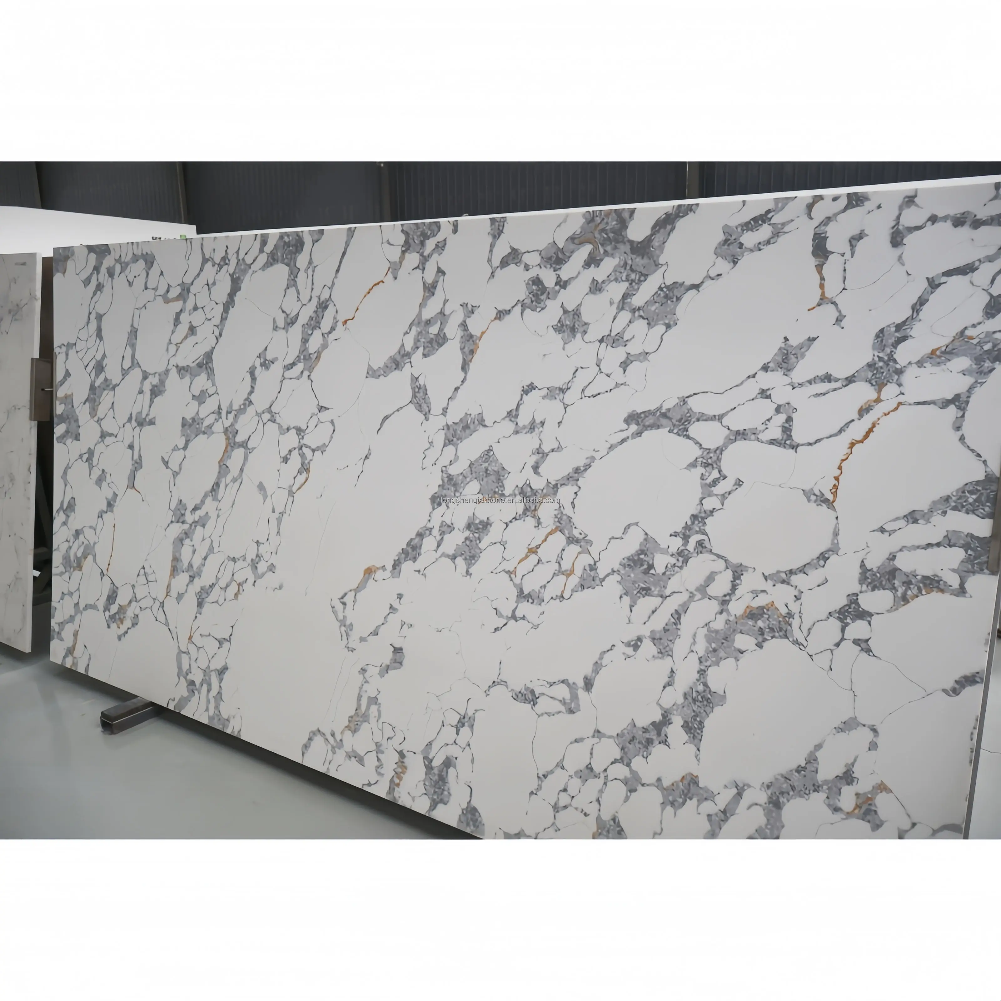 Quality Choice Premium Marble Vein Quartz Slab for Stylish Backsplashes and Contemporary Interiors