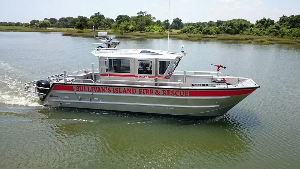 9m aluminum catamaran patrol work boat
