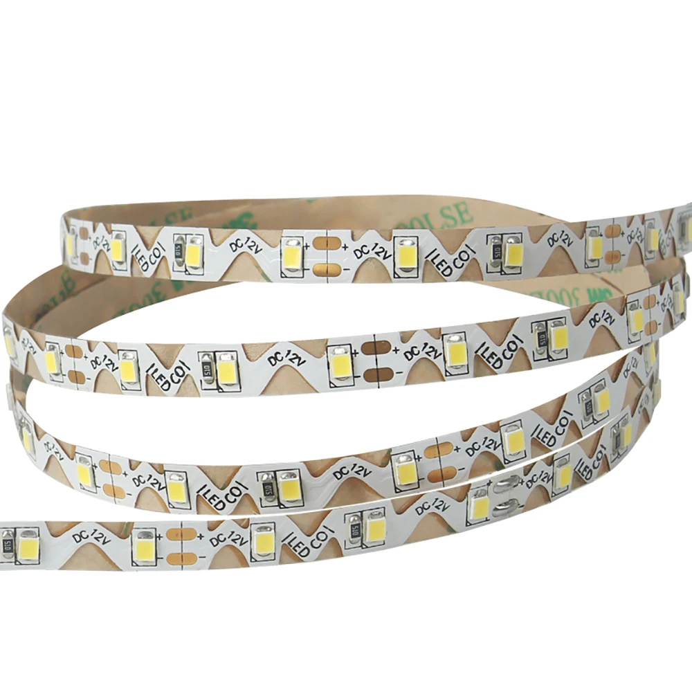 12 V S Shape LED Strip Light Tape SMD2835 Flexible LED Light Strip Lamp White Light 60LED/m Bending Channel Letter S Type