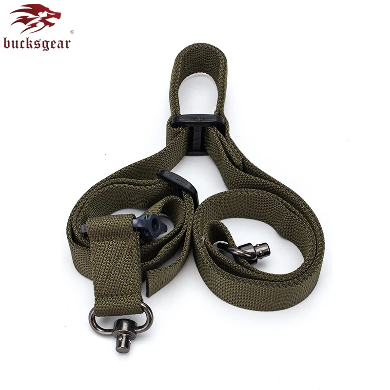 
Bucksgear Factory Wholesale gun beltsArmy Military Green Gun Sling hot sale US miiltary tactical rifle gun sling MS4 