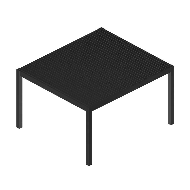 Fully automatic terrace roof retractable sliding and folding waterproof aluminum pergola outdoor