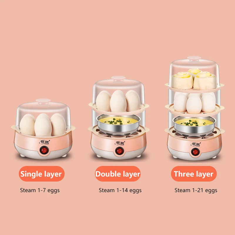 Large Capacity  Portable Commercial Automatic Mini Egg Cooker Machine Electric Stainless Steel Boiler Deluxe Rapid Egg Cooker