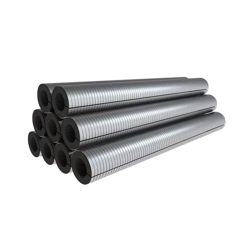 Nitrile Insulated Rubber Foam Pipe Class 1 pvc copper hvac air conditioning pipe insulation nbr