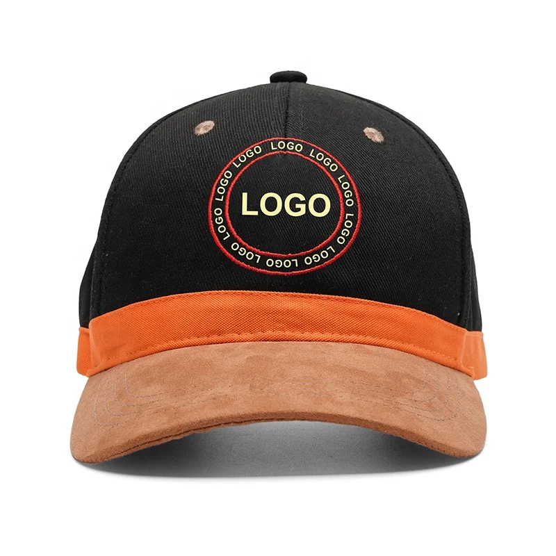 Fitted Embroidered Plain 6 Panel Blank Custom Embroidery Logo For Men Customized Hat A frame Baseball Cap