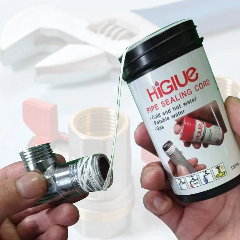 Gas & Potable Wate Approved Threaded pipe and fitting sealant PT FE Thread seal for Gas Heating Potable water