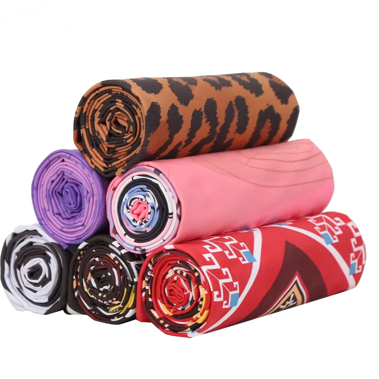 Profession Factory New Eco Friendly Microfiber Anti Slip Yoga Mat Towel