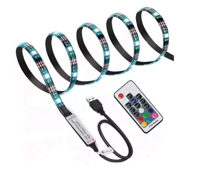 5m 18W Durable Led Strip Lights Rgb Guangdong Strips 5050 Flexible Stripe Remote Smart Stripes Kingstar -20 - 40 DC12V / DC24V