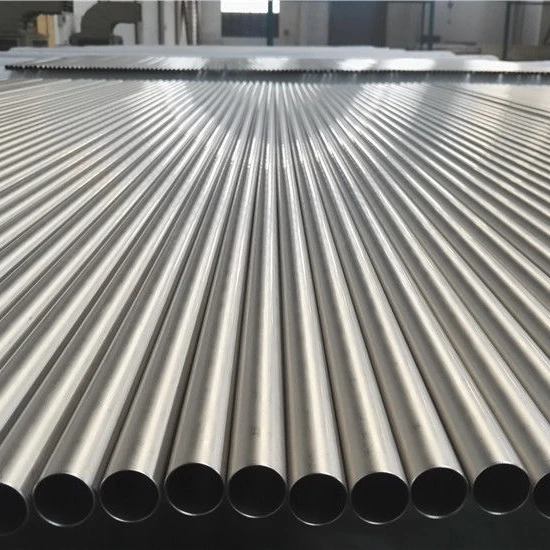 Factory supplytitanium pipe ASTM B338 gr1/gr2/gr5 seamless titanium tube