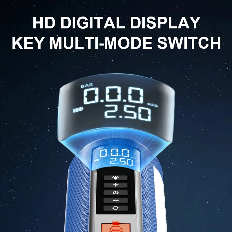 Portable Jump starter with air pump Jump Box for Car Battery Charger with Wireless Air Pump with Digital Gauge