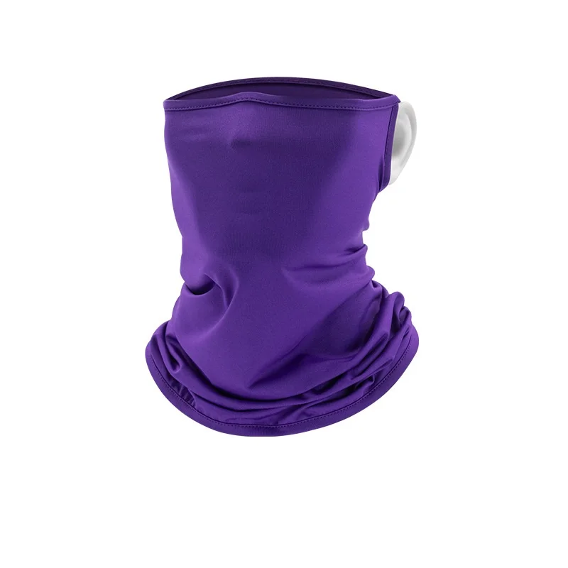 Sports Style Anti Uv Custom Logo Polyester Half Face Cover Scarf Neck Gaiter Bandana