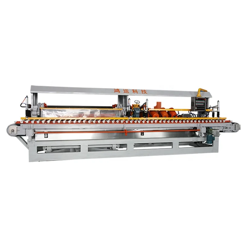 8 10Head Marble Granite Stone Line Edge Polisher strip porcelain 6 head polishing line Tile Squaring Ceramic Processing Machine