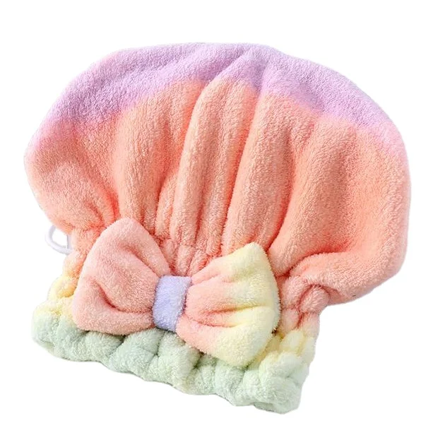 Шапка для сухих волос, шапка для душа из микрофибры, шапка для душа, тюрбан для волос, головной убор для ванны, шапка для кудрявых длинных и влажных волос, подарок для женщин