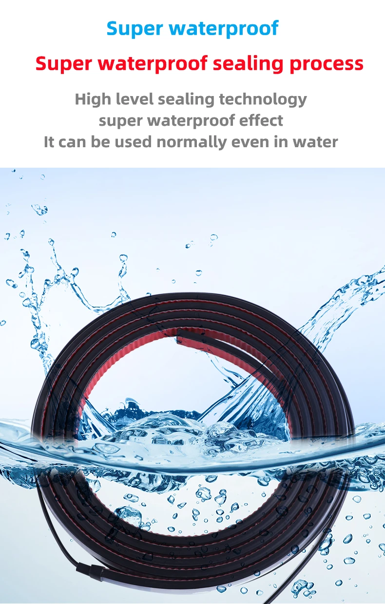 24V Strobe Running Truck Tailgate Flexible DRL Car Styling Led strip lights Dynamic Streamer For Van