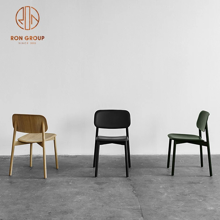 Commercial Wholesale Nordic Lobby Home Fast Food Restaurant Cafe Furniture Bentwood Dining Lounge Curved Back Solid Wood Chair