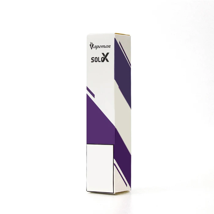  Упаковка электронной сигареты от производителя одноразовый вейп pod Vapeman Solo X набор для вейпа коробка печати логотипа на