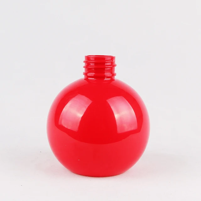 150ml 230ml 300ml 500ml ball shape plastic cosmetic bottle food grade beverage bottle PET bottle package supplier