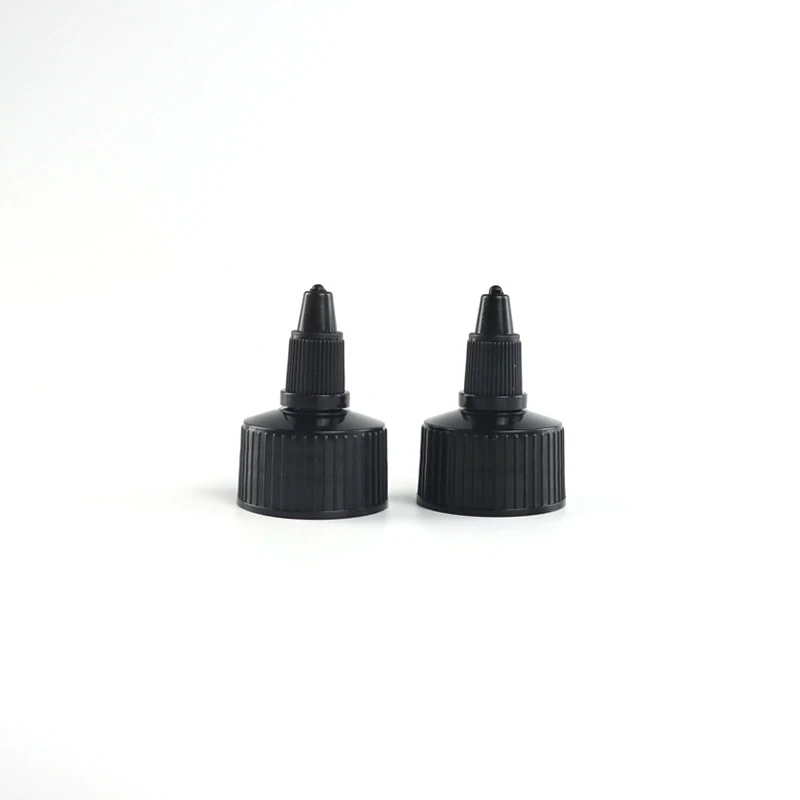 Black twist off cap gel bottle screw cap twist top cap
